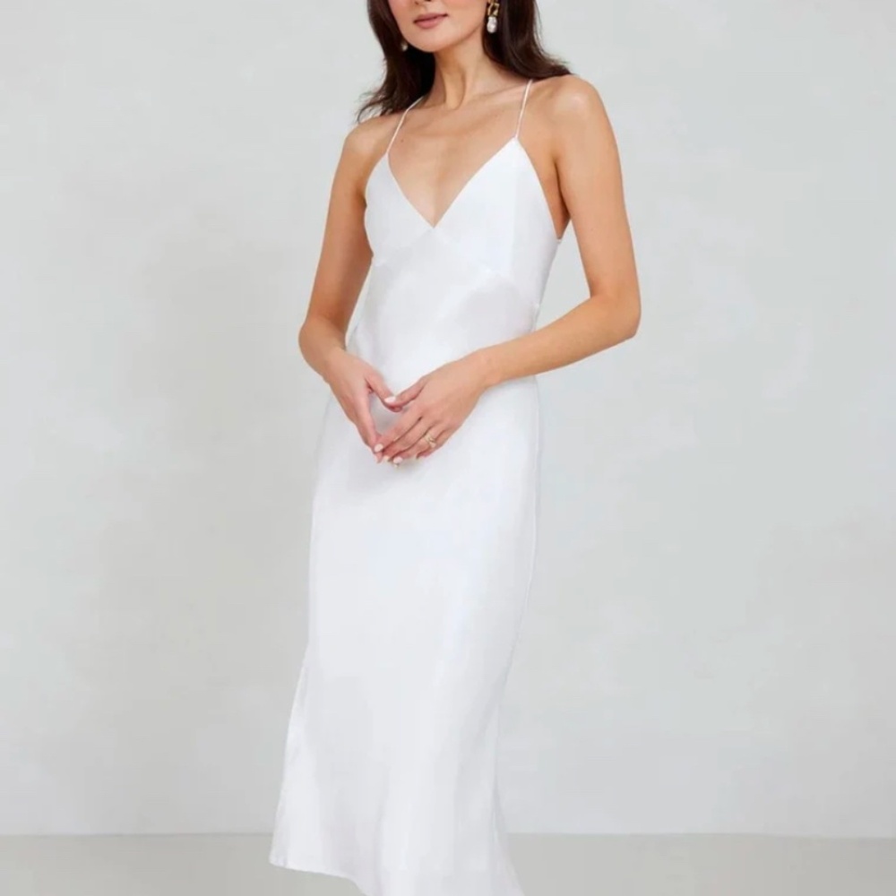 Park & Fifth - White Davenport Dress, Size S NWT